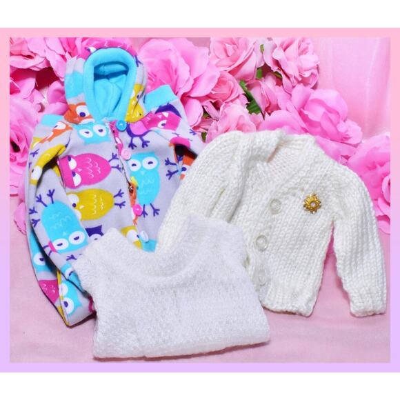 Unbranded Other - NLo Natalia Loseva Fashion Doll BJD MSD Doll Outfit Sweater Pajamas Jumpsuit Lot